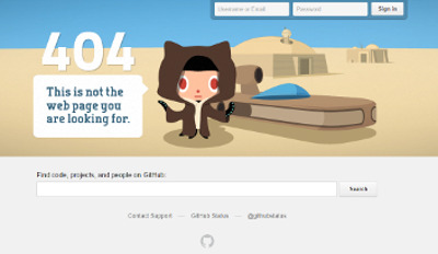 Github 404 page