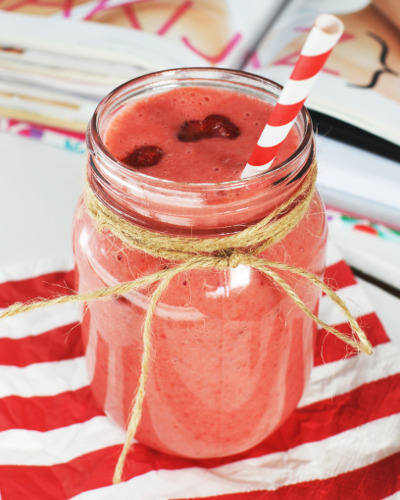 Thick Drink with Straw